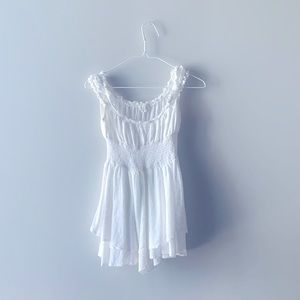 Urban Outfitters- white vintage romper